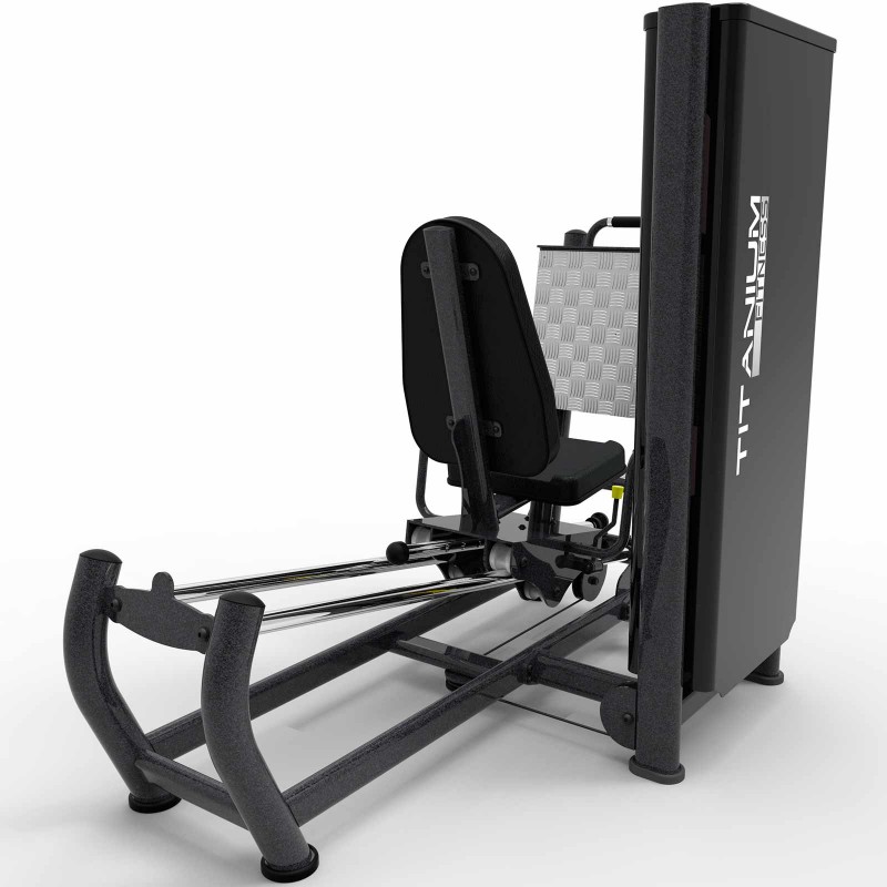Leg Press Horizontal Sentado Titanium Fitness Spec...